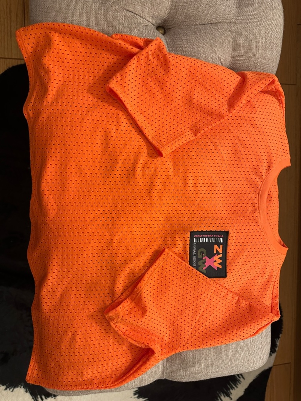 Zumba Bright Orange Short-Sleeve Shirt